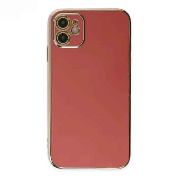 İphone 12 Kılıf Volet Silikon - Kırmızı