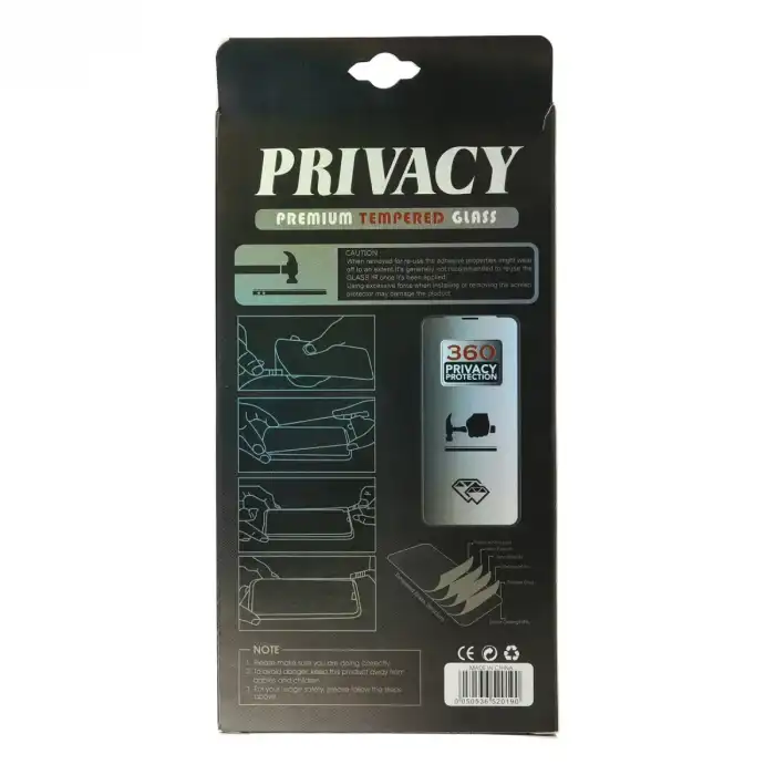 İphone 12 Pro 34d Hayalet Izgaralı Cam