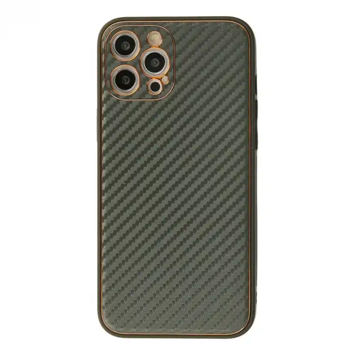 İphone 12 Pro Kılıf Coco Karbon Silikon - Füme