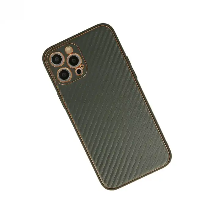 İphone 12 Pro Kılıf Coco Karbon Silikon - Füme