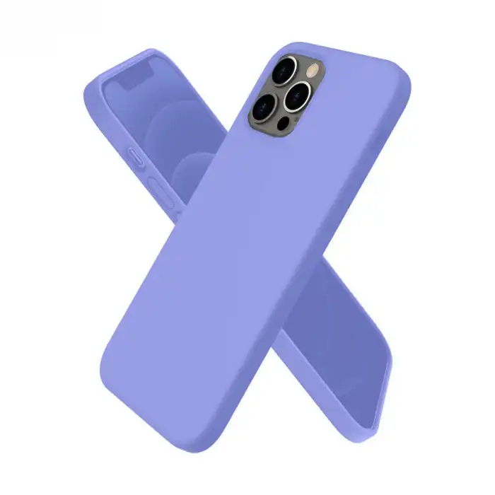 İphone 12 Pro Kılıf First Silikon - Mor