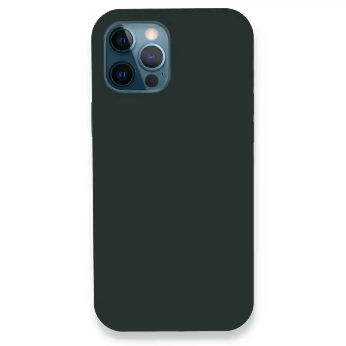 İphone 12 Pro Kılıf Lansman Legant Silikon - Koyu Yeşil