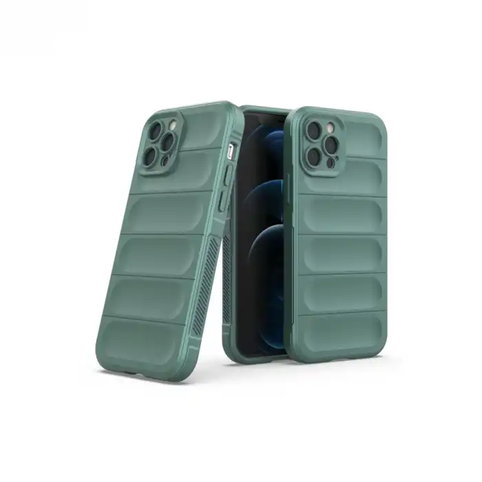 İphone 12 Pro Kılıf Optimum Silikon - Koyu Yeşil