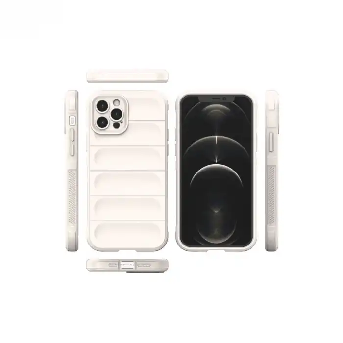 İphone 12 Pro Kılıf Optimum Silikon - Krem