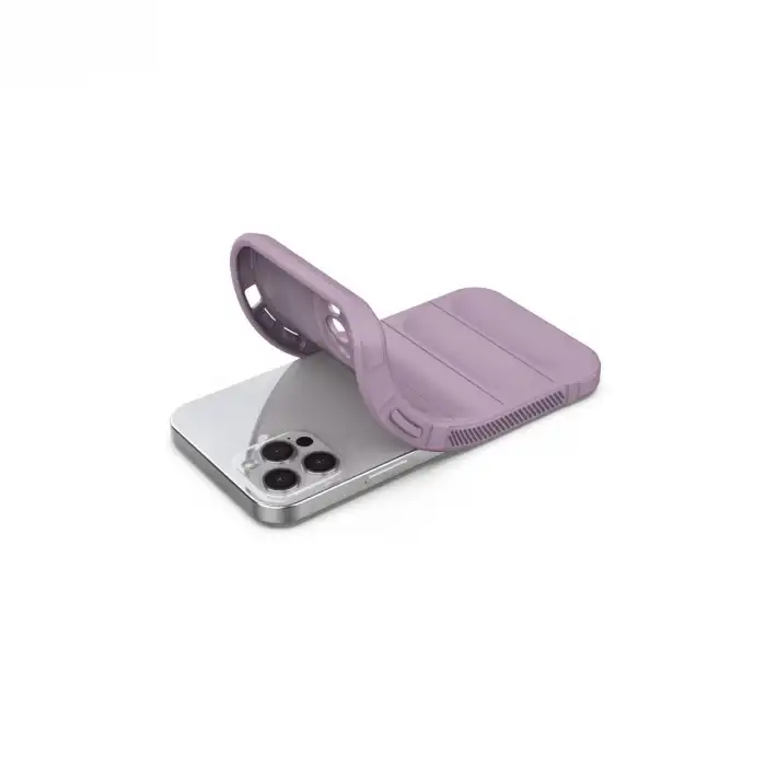 İphone 12 Pro Kılıf Optimum Silikon - Mor