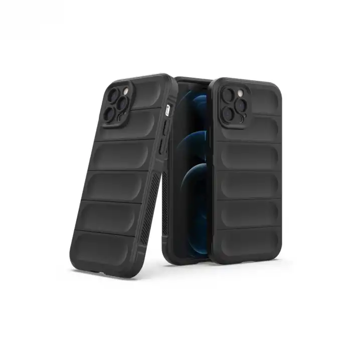 İphone 12 Pro Kılıf Optimum Silikon - Siyah