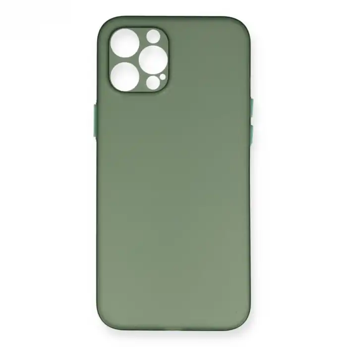 İphone 12 Pro Kılıf Pp Ultra İnce Kapak - Yeşil