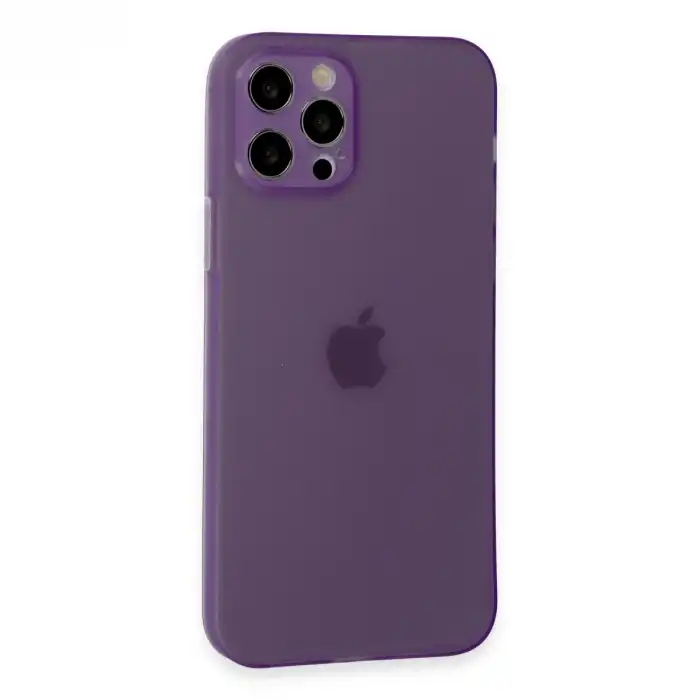 İphone 12 Pro Kılıf Puma Silikon - Koyu Mor