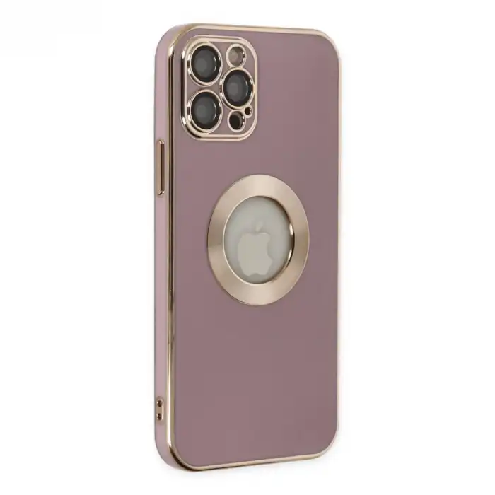 İphone 12 Pro Kılıf Store Silikon - Mor