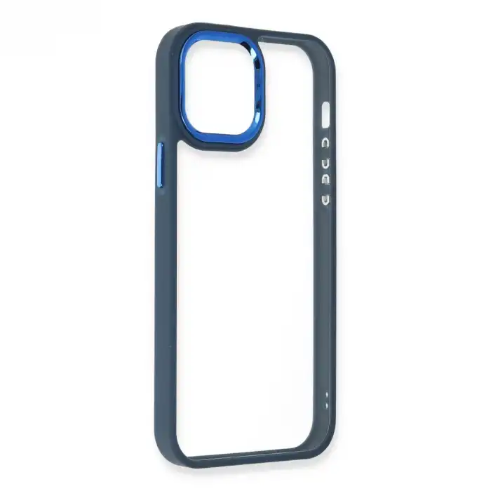 İphone 12 Pro Max Kılıf Dora Kapak - Mavi