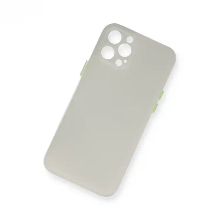 İphone 12 Pro Max Kılıf Pp Ultra İnce Kapak - Beyaz