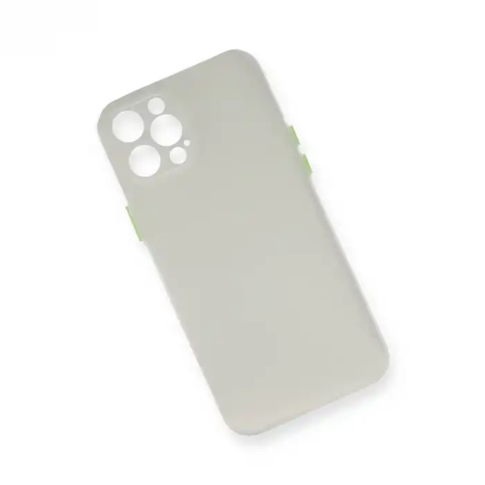 İphone 12 Pro Max Kılıf Pp Ultra İnce Kapak - Beyaz