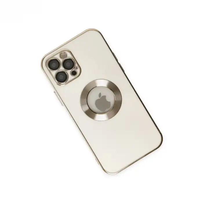 İphone 12 Pro Max Kılıf Store Silikon - Beyaz