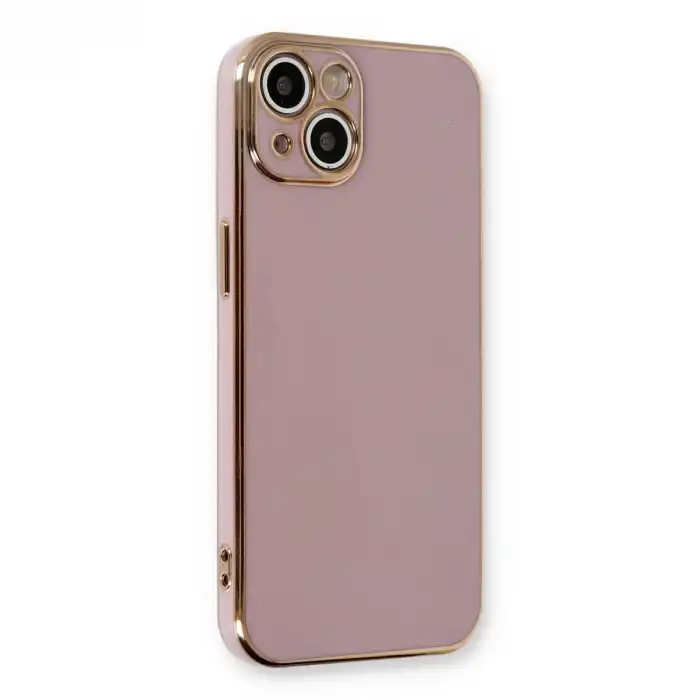 İphone 13 Kılıf Volet Silikon - Mor