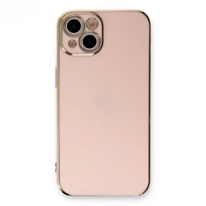 İphone 13 Kılıf Volet Silikon - Pembe