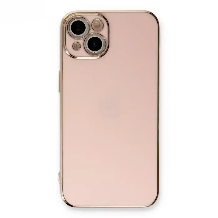 İphone 13 Kılıf Volet Silikon - Pembe