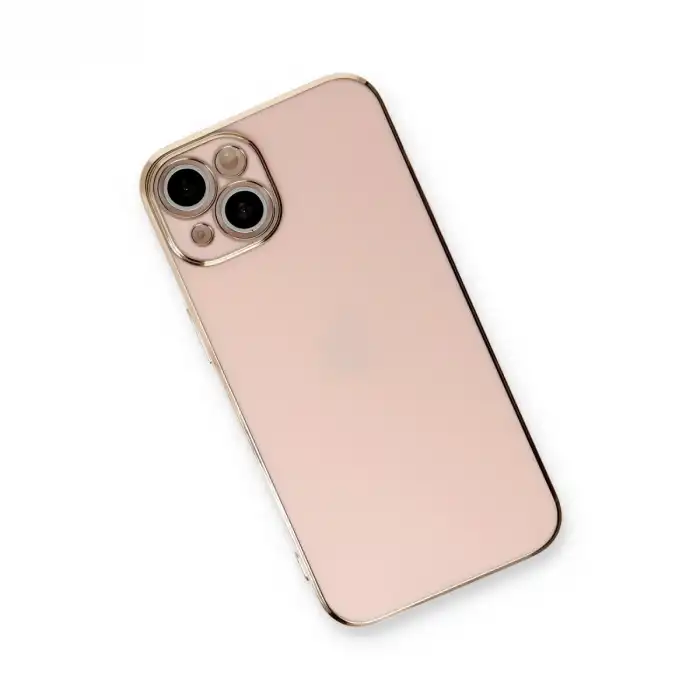 İphone 13 Kılıf Volet Silikon - Pembe