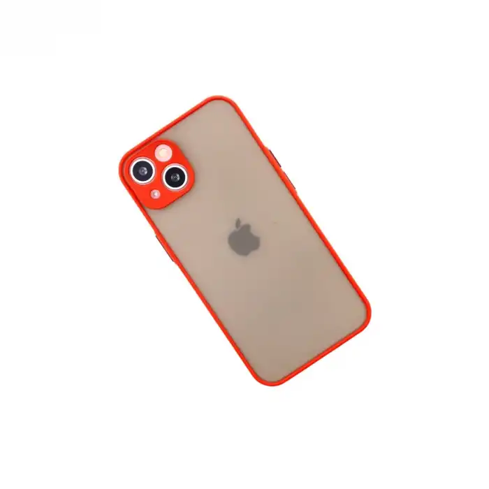 İphone 13 Mini Kılıf Montreal Silikon Kapak - Kırmızı