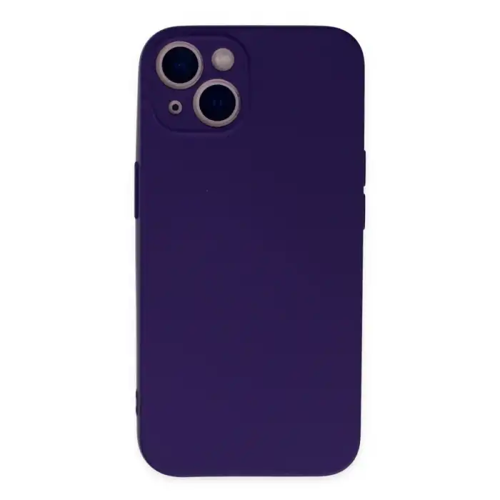 İphone 13 Mini Kılıf Nano İçi Kadife Silikon - Mor