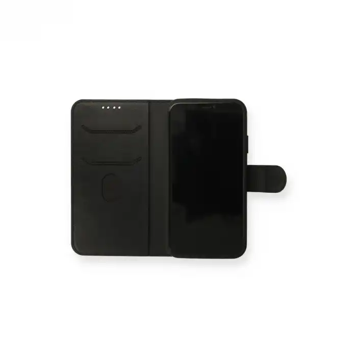 İphone 13 Mini Kılıf Trend S Plus Kapaklı Kılıf - Siyah