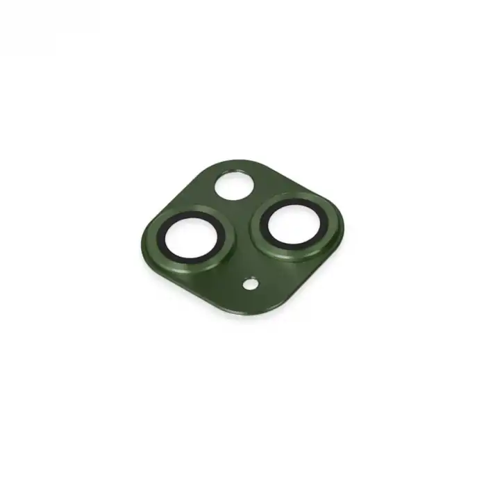 İphone 13 Pers Alüminyum Kamera Lens - Yeşil