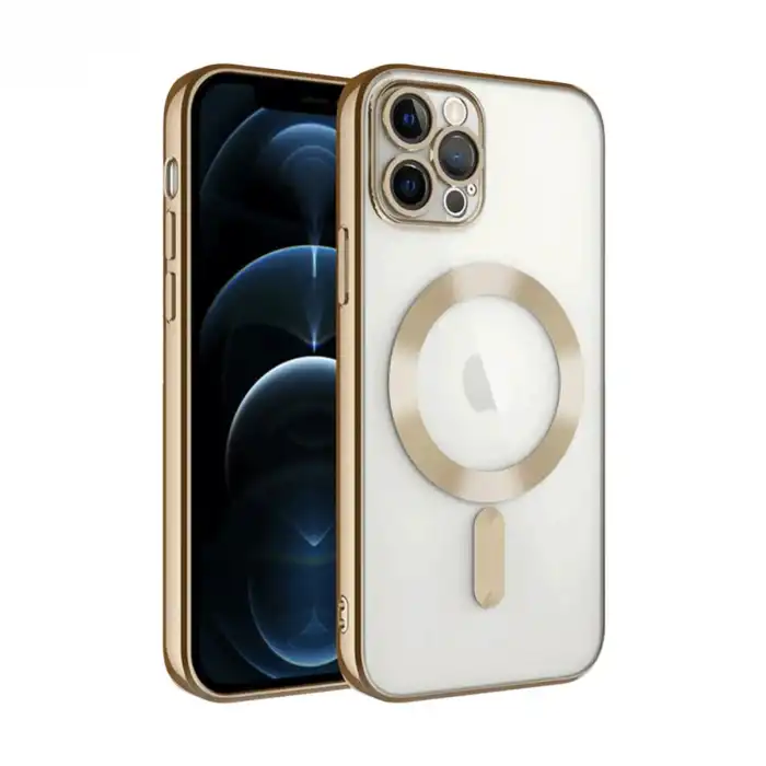 İphone 13 Pro Kılıf Kross Magneticsafe Kapak - Gold