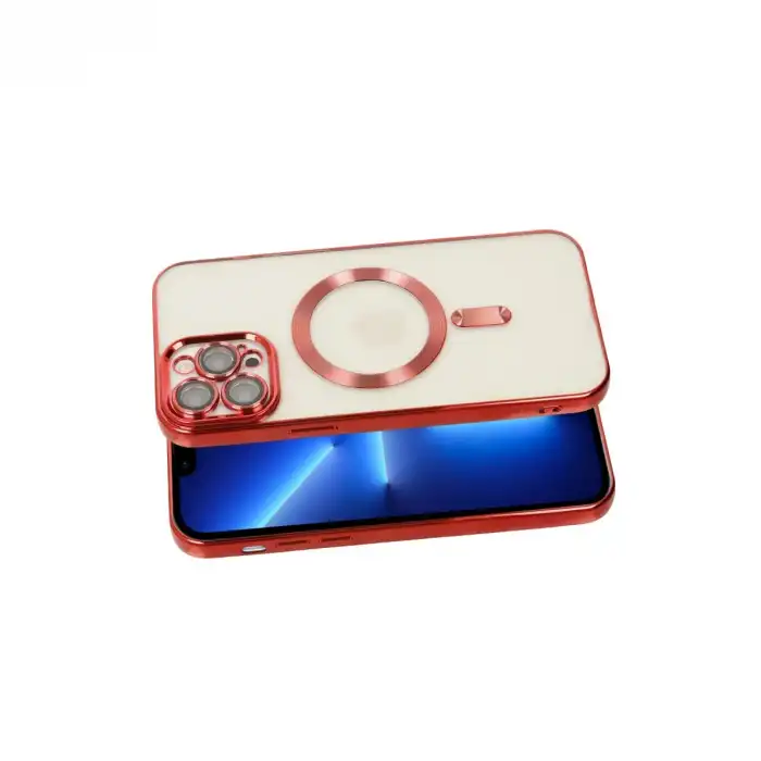 İphone 13 Pro Kılıf Kross Magneticsafe Kapak - Kırmızı