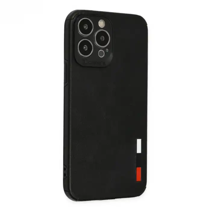 İphone 13 Pro Kılıf Loop Deri Silikon - Siyah