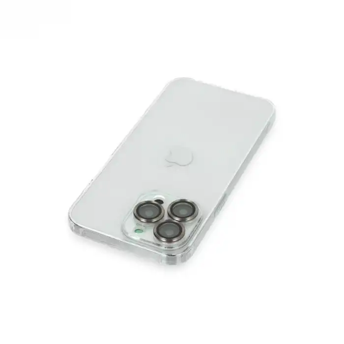 İphone 13 Pro Kılıf Luko Lens Silikon - Gold