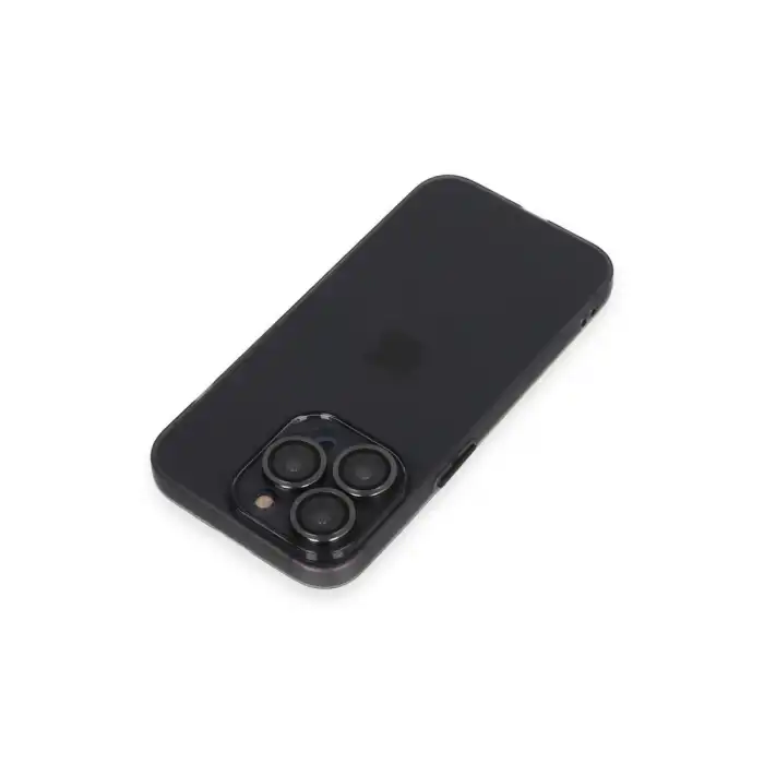 İphone 13 Pro Kılıf Luko Lens Silikon - Siyah