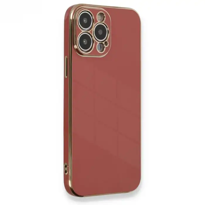 İphone 13 Pro Kılıf Volet Silikon - Kırmızı