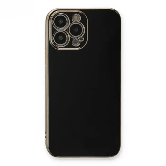 İphone 13 Pro Kılıf Volet Silikon - Siyah