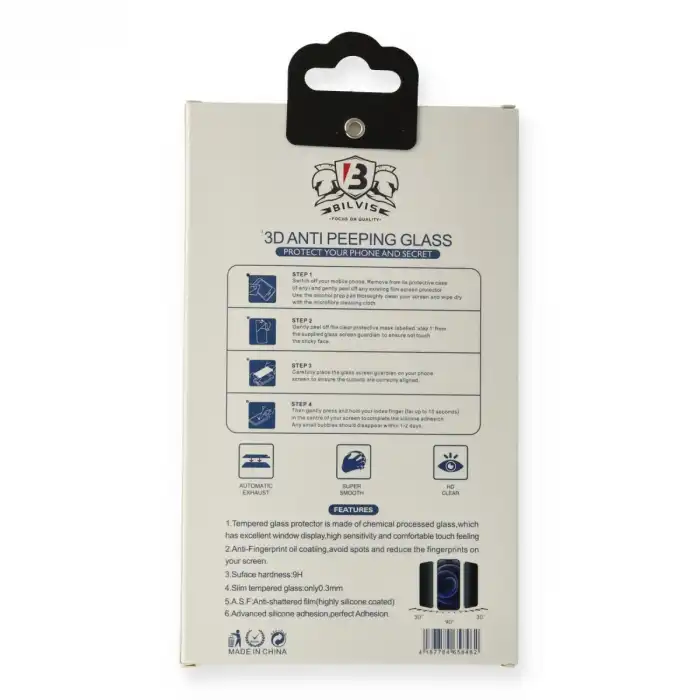 İphone 13 Pro Max Bilvis Hayalet Cam Ekran Koruyucu