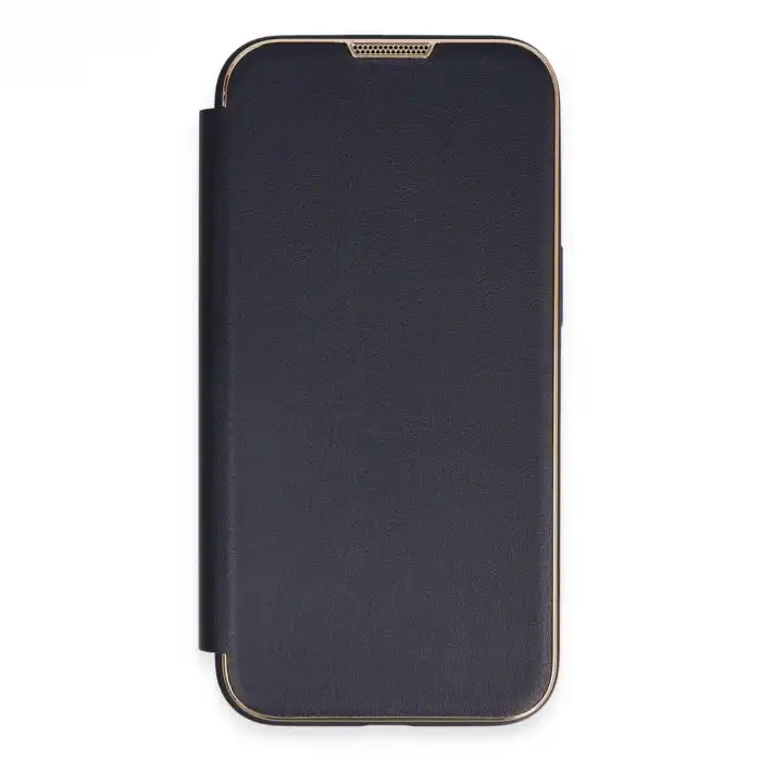 İphone 13 Pro Max Kılıf Dolpin Kapaklı - Lacivert