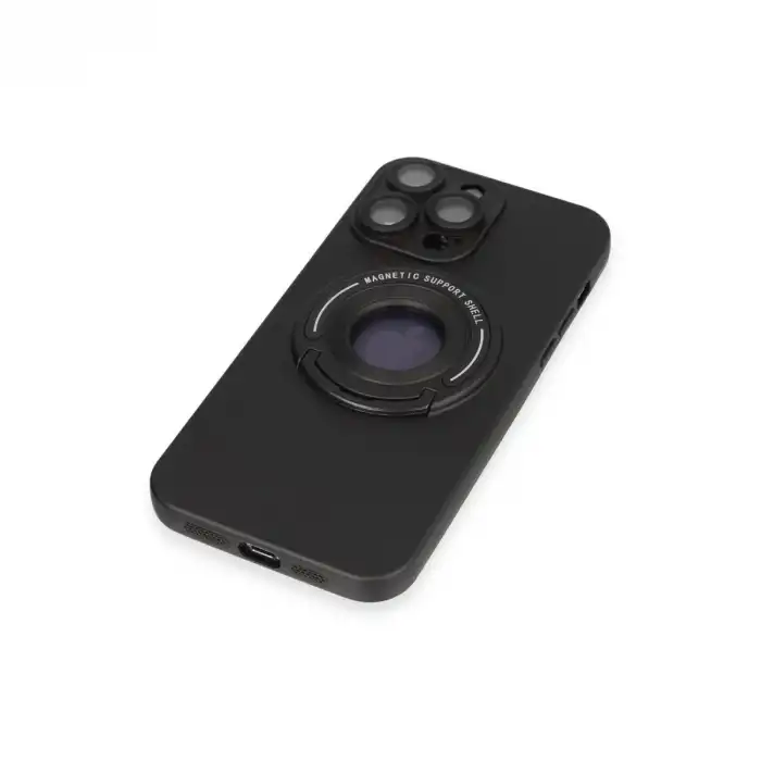 İphone 13 Pro Max Kılıf Lukka Magneticsafe Kapak - Siyah