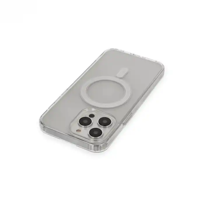İphone 13 Pro Max Kılıf Matte Şeffaf Magneticsafe - Şeffaf