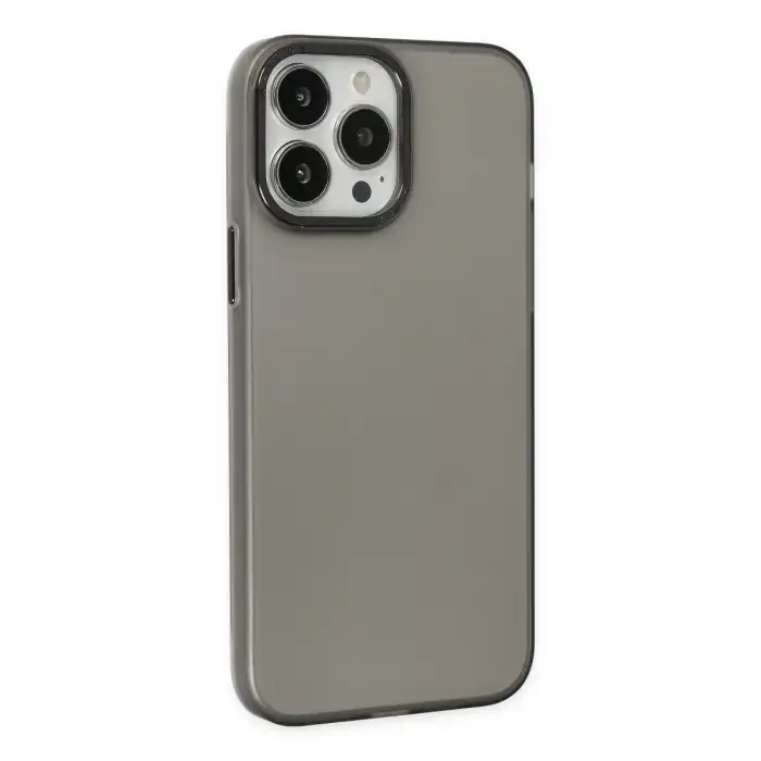 İphone 13 Pro Max Kılıf Modos Metal Kapak - Siyah