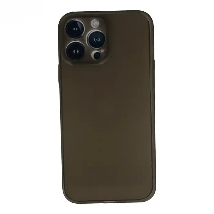 İphone 13 Pro Max Kılıf Pp Ultra İnce Kapak - Gri