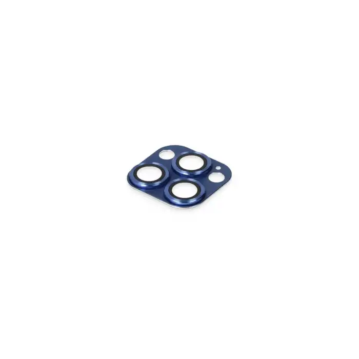 İphone 13 Pro Max Pers Alüminyum Kamera Lens - Lacivert