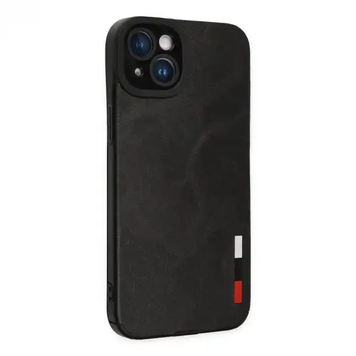 İphone 14 Plus Kılıf Loop Deri Silikon - Siyah