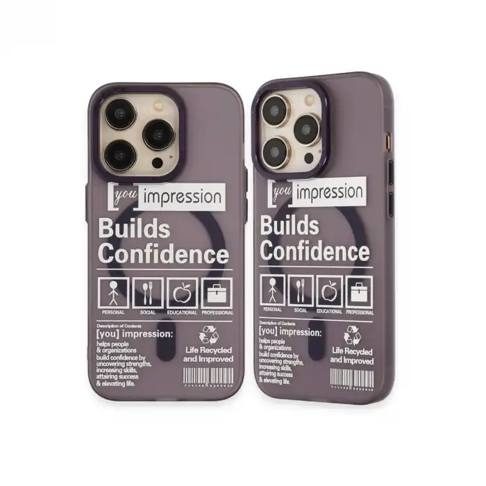 İphone 14 Pro Kılıf Apollo Magneticsafe Desenli Kapak - Apollo Mor - 6