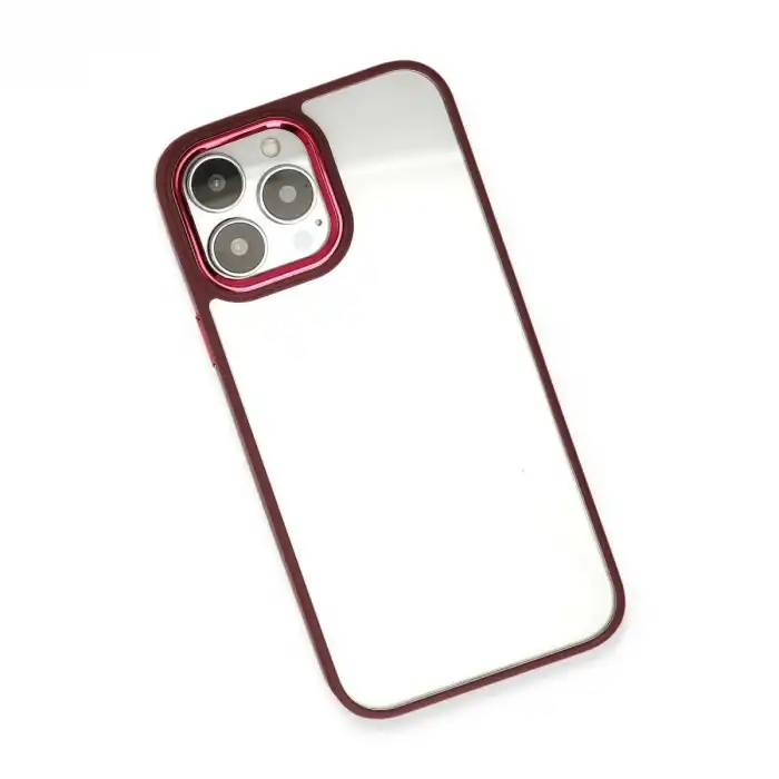 İphone 14 Pro Kılıf Dora Kapak - Kırmızı