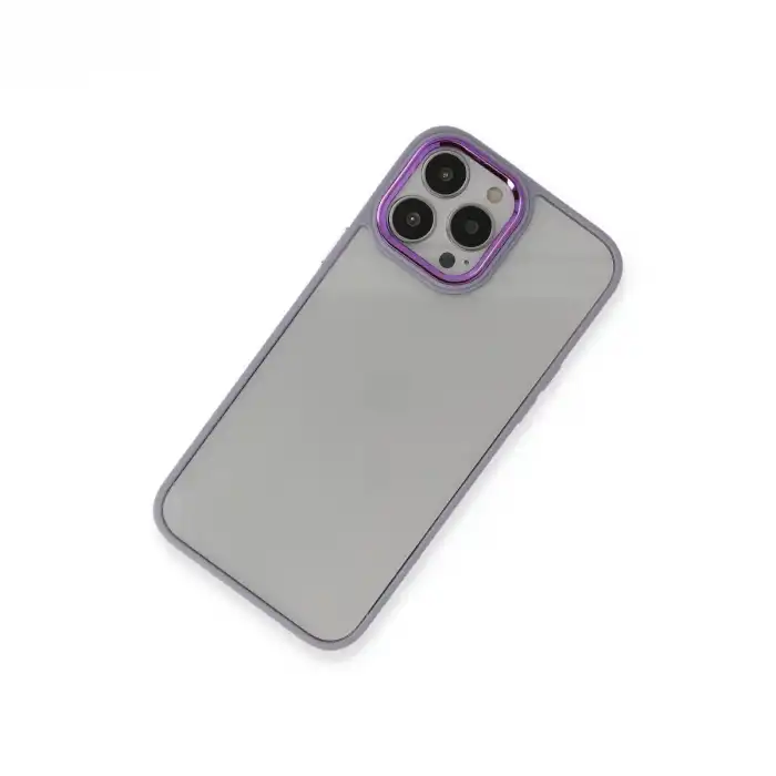 İphone 14 Pro Kılıf Dora Kapak - Lila