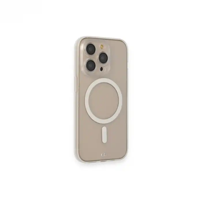 İphone 14 Pro Kılıf Grand Magneticsafe Kapak - Şeffaf