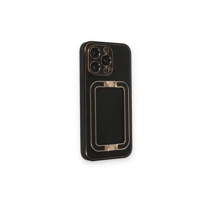 İphone 14 Pro Max Kılıf Coco Elit Kapak - Siyah