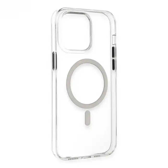 İphone 14 Pro Max Kılıf Tron Şeffaf Magsafe Kapak - Şeffaf