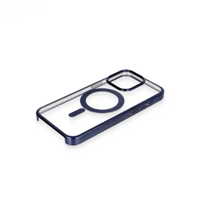 İphone 15 Pro Max Kılıf Erozi Magsafe Kapak - Lacivert