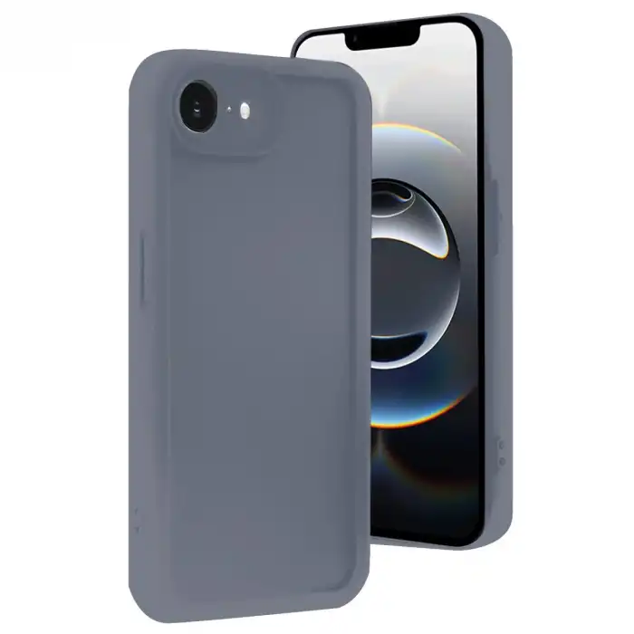 İphone 16e Kılıf Viera Silikon - Gri