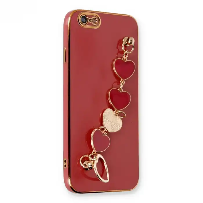 İphone 6 Kılıf Esila Silikon - Kırmızı