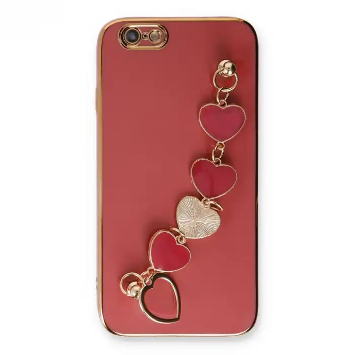 İphone 6 Kılıf Esila Silikon - Kırmızı